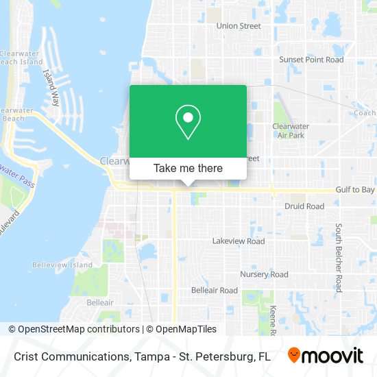 Crist Communications map