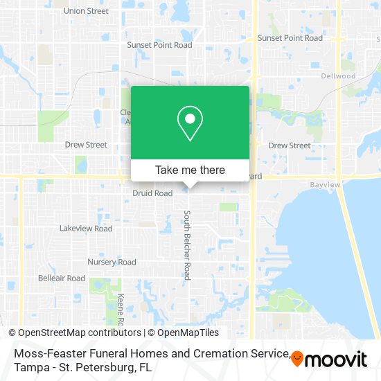 Mapa de Moss-Feaster Funeral Homes and Cremation Service