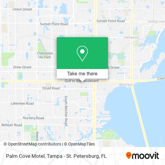 Mapa de Palm Cove Motel