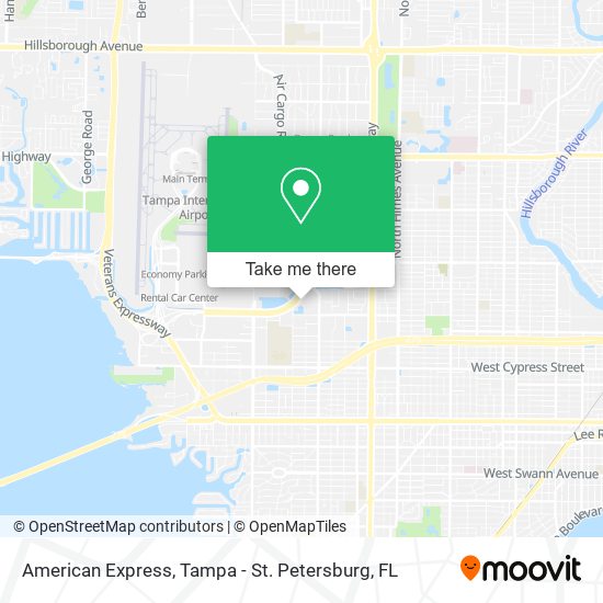 American Express map