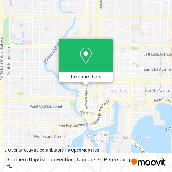 Mapa de Southern Baptist Convention