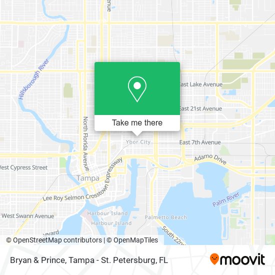 Bryan & Prince map