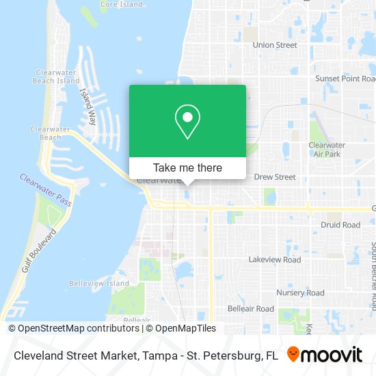 Cleveland Street Market map