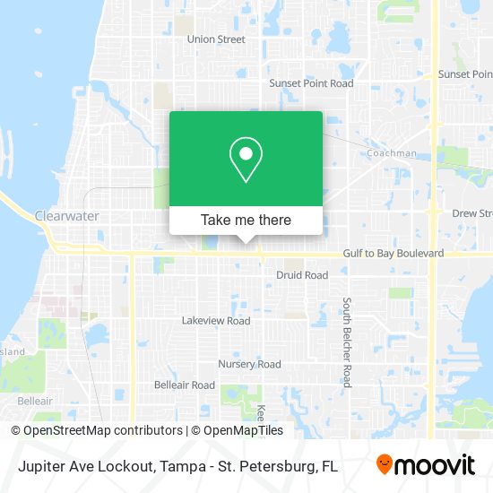 Jupiter Ave Lockout map