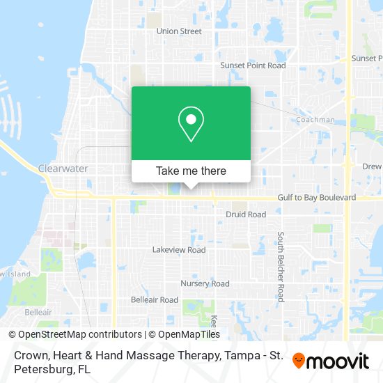 Crown, Heart & Hand Massage Therapy map