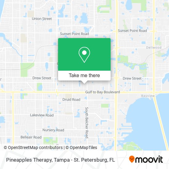 Pineapples Therapy map