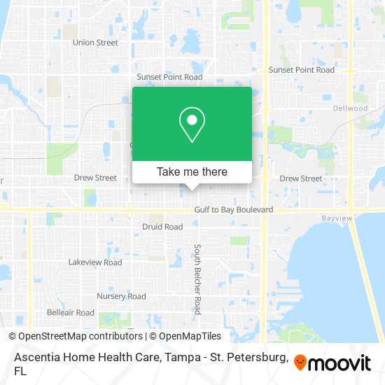 Mapa de Ascentia Home Health Care