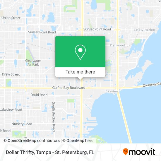 Dollar Thrifty map