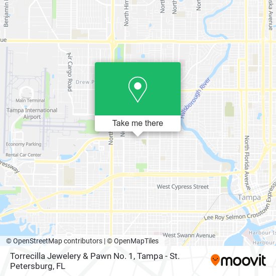 Torrecilla Jewelery & Pawn No. 1 map