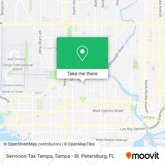 Mapa de Servicios Tax Tampa