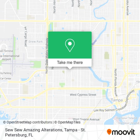 Sew Sew Amazing Alterations map