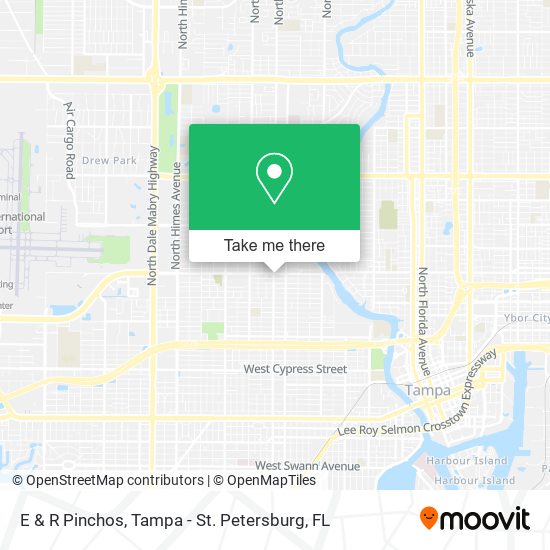 E & R Pinchos map
