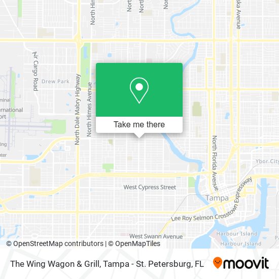 The Wing Wagon & Grill map