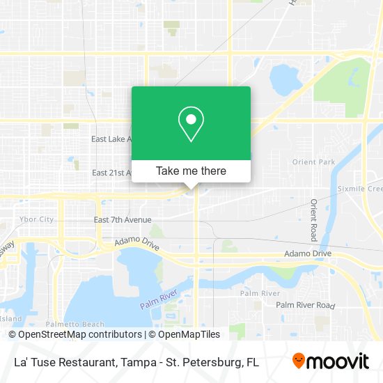 La' Tuse Restaurant map