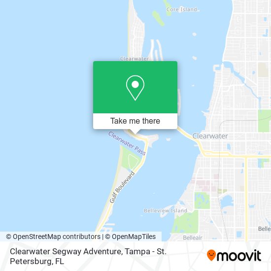 Clearwater Segway Adventure map