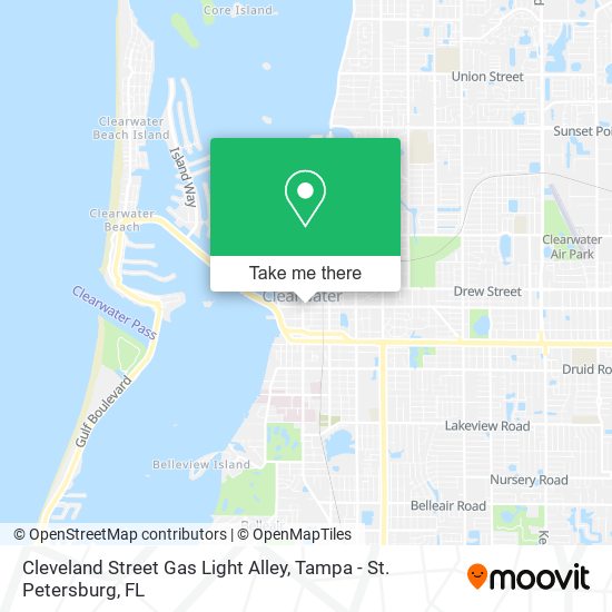 Cleveland Street Gas Light Alley map