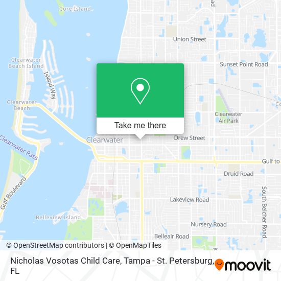 Mapa de Nicholas Vosotas Child Care