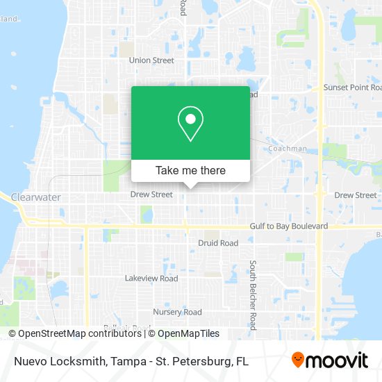 Mapa de Nuevo Locksmith