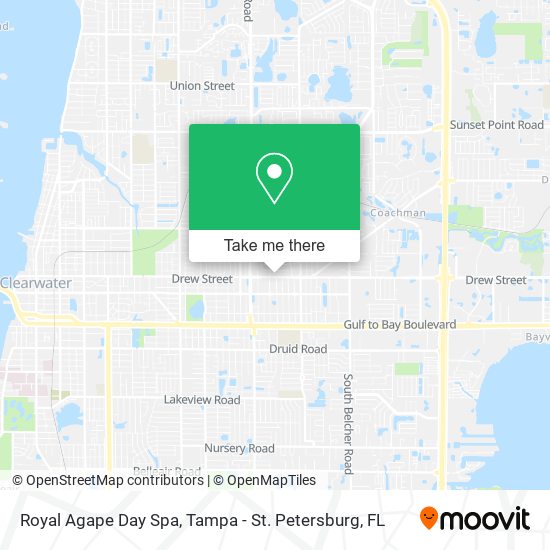 Royal Agape Day Spa map
