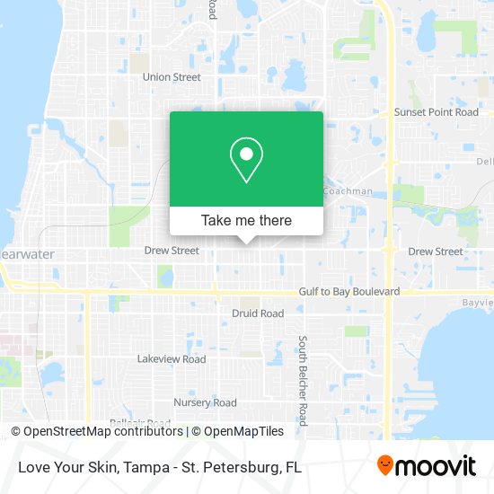 Love Your Skin map
