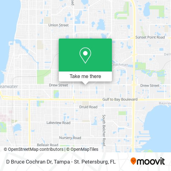 Mapa de D Bruce Cochran Dr