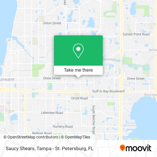 Saucy Shears map