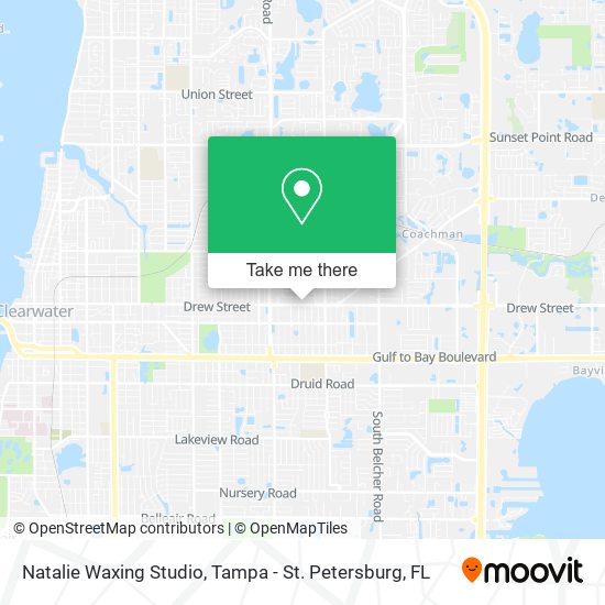 Mapa de Natalie Waxing Studio