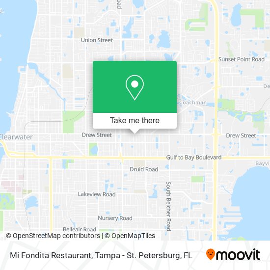 Mi Fondita Restaurant map