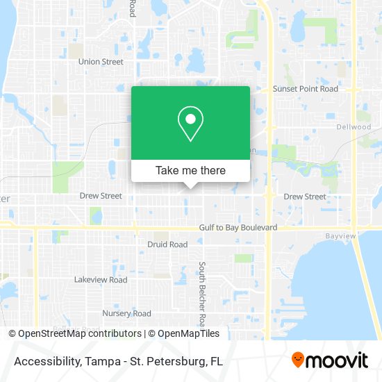 Accessibility map