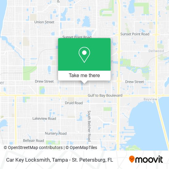 Car Key Locksmith map