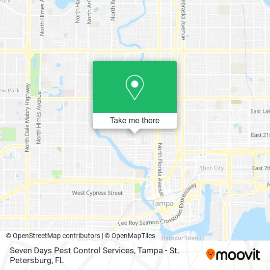 Seven Days Pest Control Services map