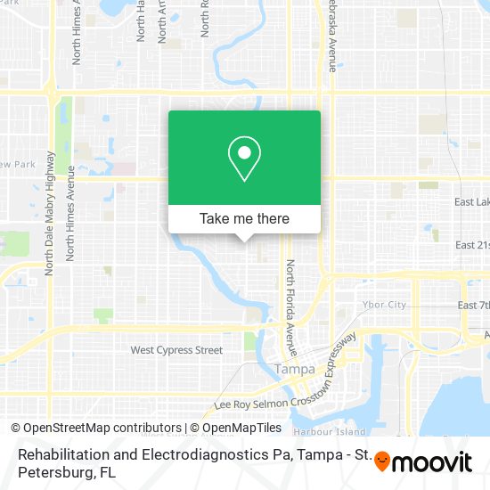 Rehabilitation and Electrodiagnostics Pa map