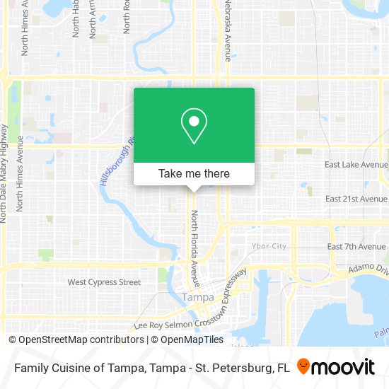 Mapa de Family Cuisine of Tampa