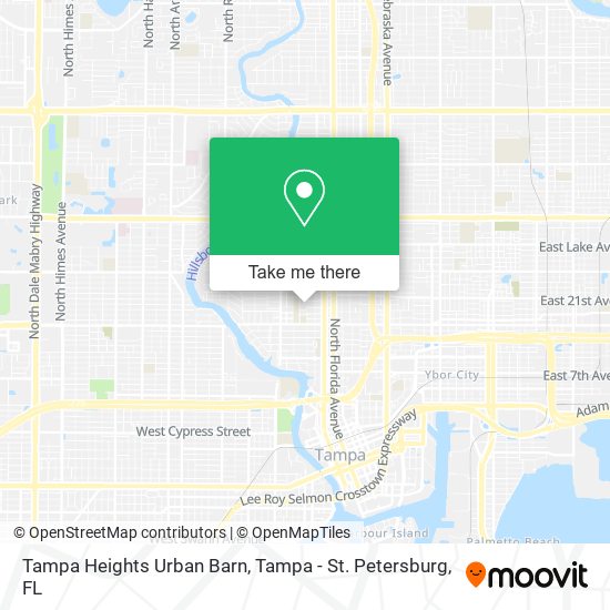 Mapa de Tampa Heights Urban Barn