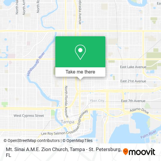 Mt. Sinai A.M.E. Zion Church map