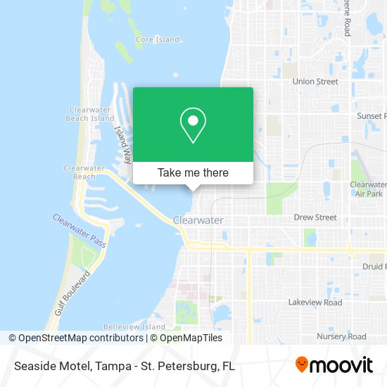 Seaside Motel map
