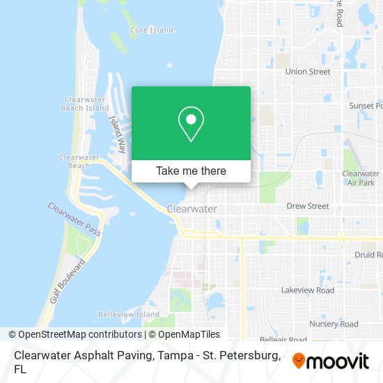 Mapa de Clearwater Asphalt Paving