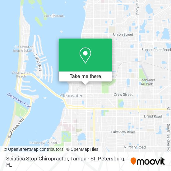 Sciatica Stop Chiropractor map