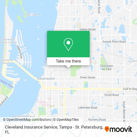 Mapa de Cleveland Insurance Service