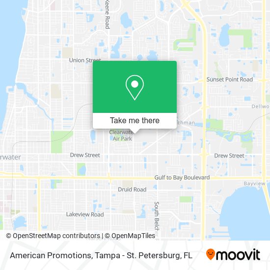 American Promotions map