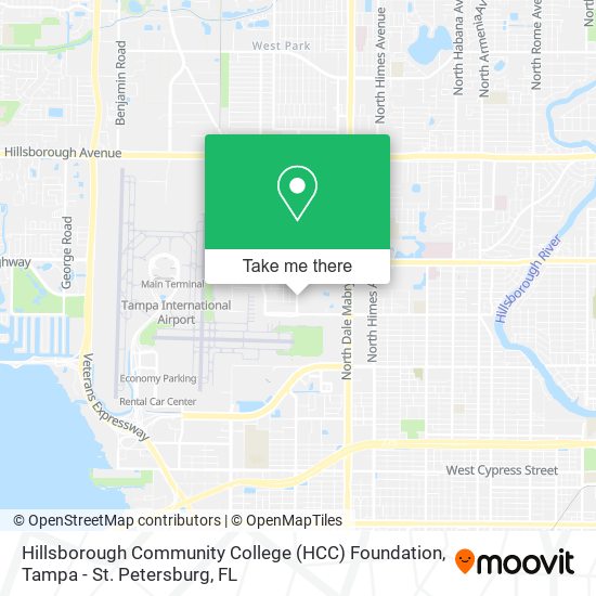 Mapa de Hillsborough Community College (HCC) Foundation