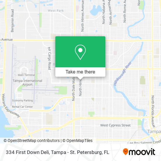Mapa de 334 First Down Deli