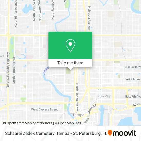 Schaarai Zedek Cemetery map