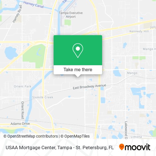 Mapa de USAA Mortgage Center