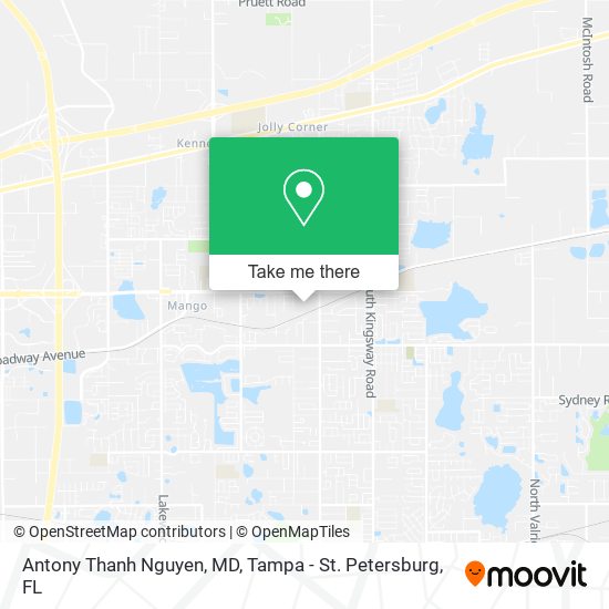 Antony Thanh Nguyen, MD map