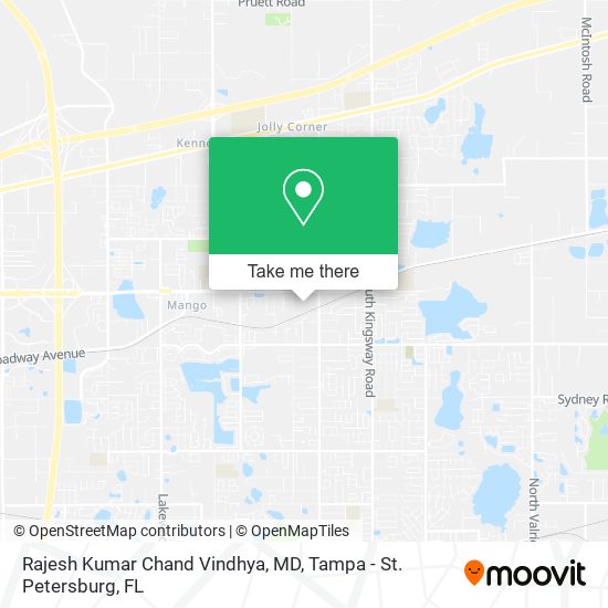 Mapa de Rajesh Kumar Chand Vindhya, MD