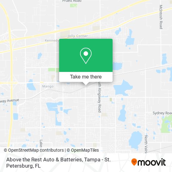 Above the Rest Auto & Batteries map
