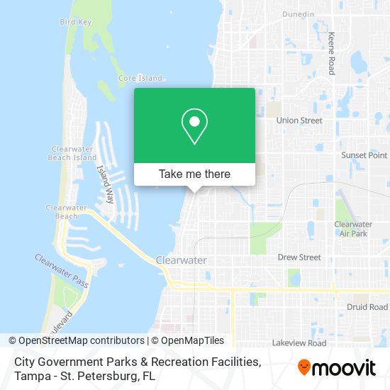 City Government Parks & Recreation Facilities map