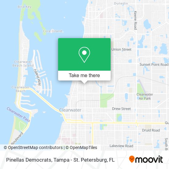 Pinellas Democrats map