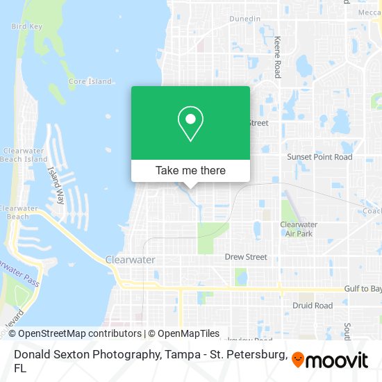 Donald Sexton Photography map